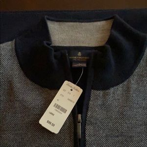 Brooks Brothers * Brand New * 1/4 Zip Sweater Vest